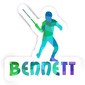 Bennett Autocollant Escrimeur Image