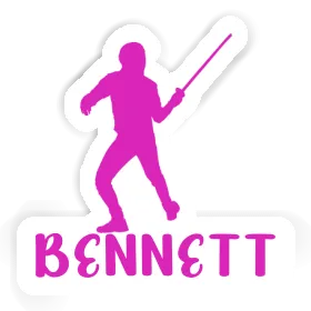 Escrimeur Autocollant Bennett Image