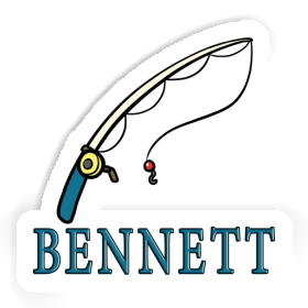 Sticker Bennett Fishing Rod Image