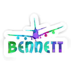 Airplane Sticker Bennett Image