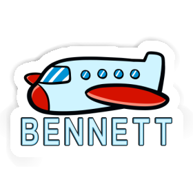 Airplane Sticker Bennett Image