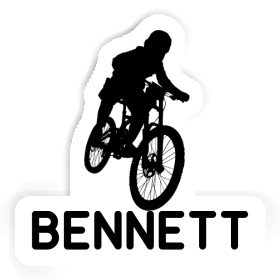 Freeride Biker Sticker Bennett Image