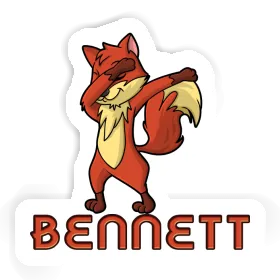 Sticker Dabbing Fox Bennett Image