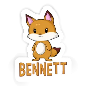 Bennett Sticker Fox Image