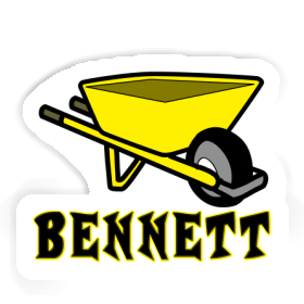 Sticker Wheelbarrow Bennett Image