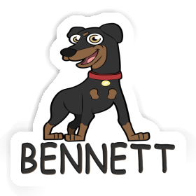 Sticker Bennett German Pinscher Image