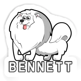 German Spitz Sticker Bennett Image