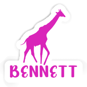 Autocollant Bennett Girafe Image