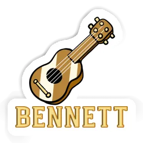 Sticker Bennett Guitar Image