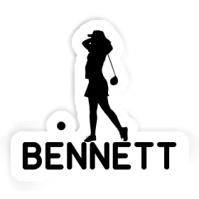 Golfeuse Autocollant Bennett Image