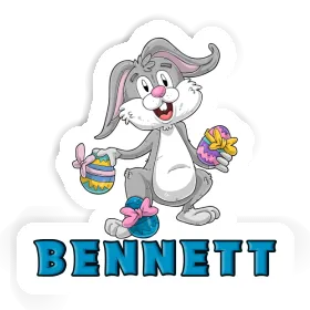 Easter Bunny Sticker Bennett Image