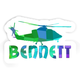 Helicopter Sticker Bennett Image