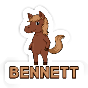 Bennett Sticker Horse Image