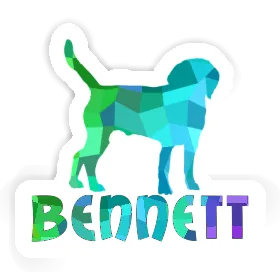 Chien Autocollant Bennett Image