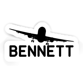 Bennett Sticker Airplane Image