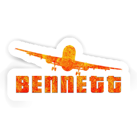 Sticker Airplane Bennett Image