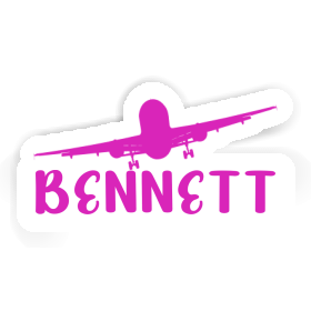 Airplane Sticker Bennett Image