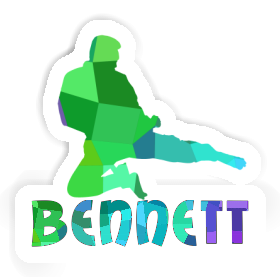 Bennett Sticker Karateka Image