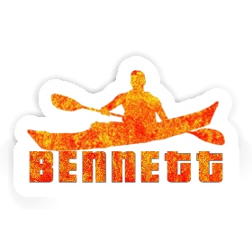 Bennett Sticker Kayaker Image