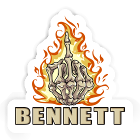 Sticker Middlefinger Bennett Image