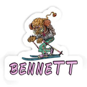 Sticker Bennett Skier Image