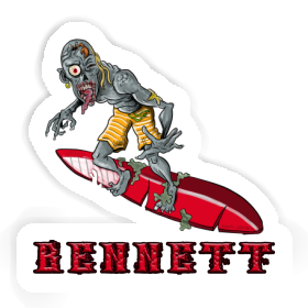 Surfer Sticker Bennett Image