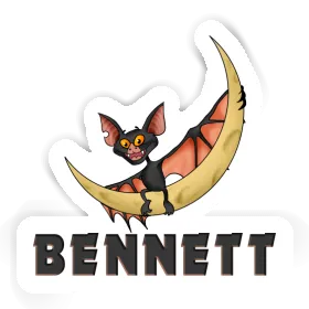 Chauve-souris Autocollant Bennett Image