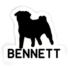 Sticker Pug Bennett Image