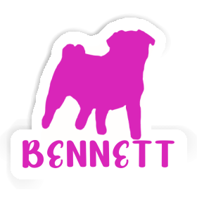 Sticker Pug Bennett Image