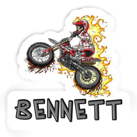 Motocrosser Sticker Bennett Image