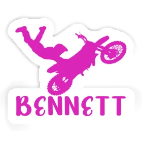 Sticker Bennett Motocross Rider Image