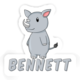 Sticker Rhino Bennett Image