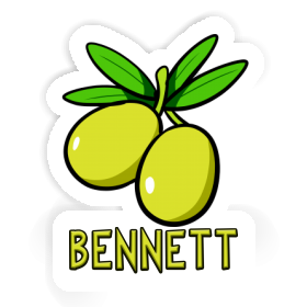 Bennett Aufkleber Olive Image