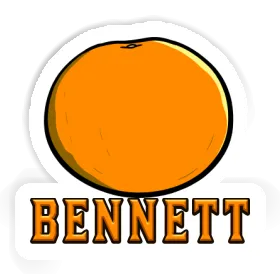 Orange Sticker Bennett Image