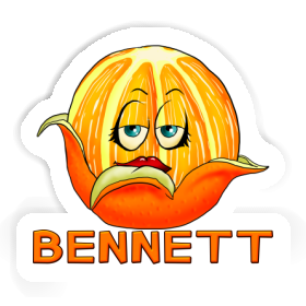 Orange Sticker Bennett Image