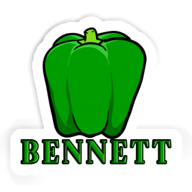 Bennett Aufkleber Paprika Image