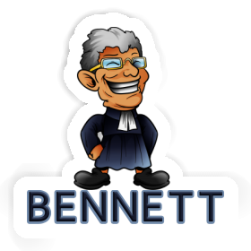 Bennett Sticker Vicar Image