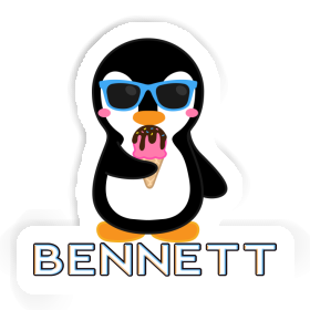 Sticker Bennett Ice Cream Penguin Image