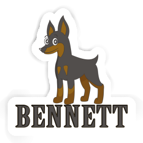 Pinscher Sticker Bennett Image