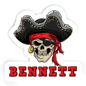 Pirate-Head Sticker Bennett Image