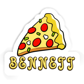 Pizza Aufkleber Bennett Image