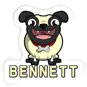 Pug Sticker Bennett Image