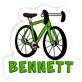 Racing Bicycle Sticker Bennett Image