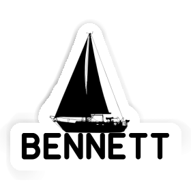 Sticker Bennett Sailboat Image