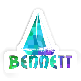 Sticker Bennett Sailboat Image