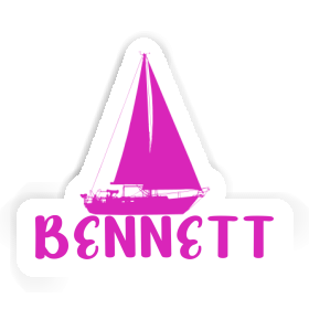 Sailboat Sticker Bennett Image