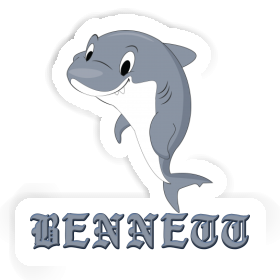 Shark Sticker Bennett Image