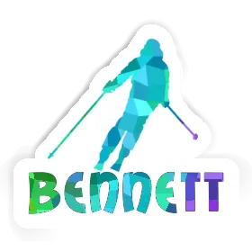 Bennett Sticker Skier Image