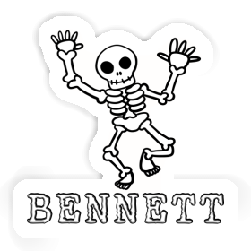 Sticker Skull Bennett Image