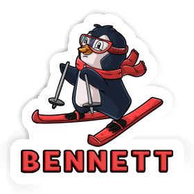 Skier Sticker Bennett Image